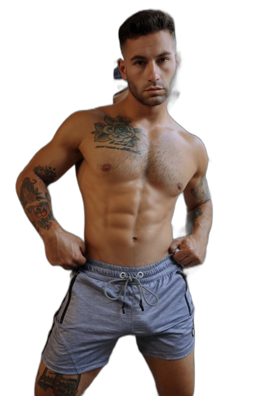 Breedwell Trade Trainer Shorts Grey Heather