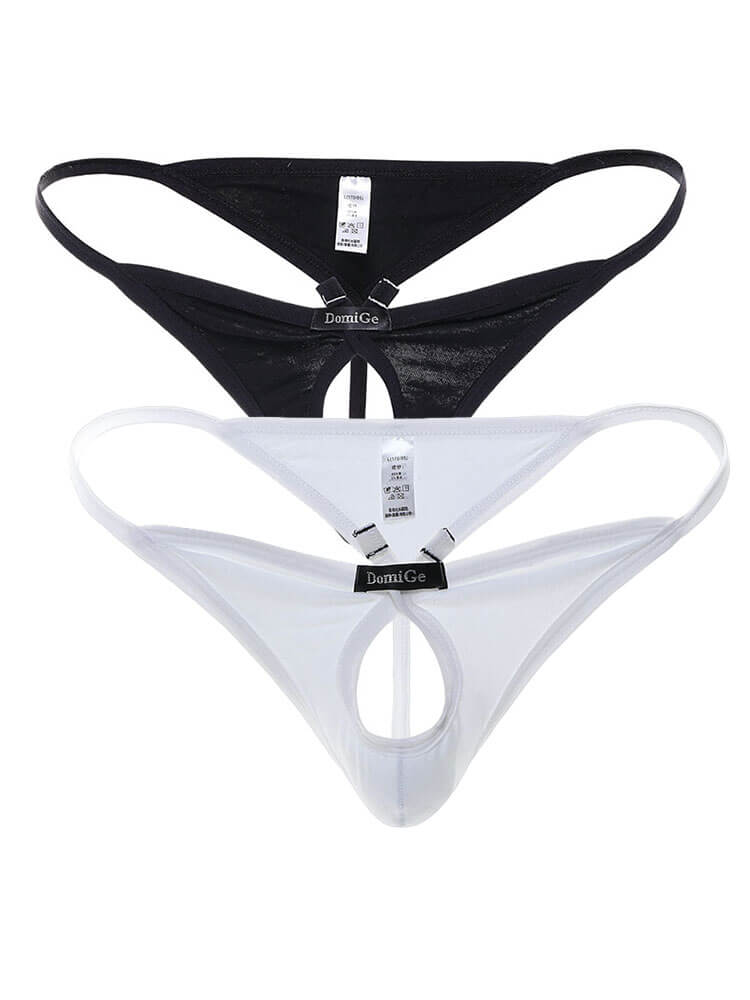 Men's Sexy Cotton T-Back Thong Briefs