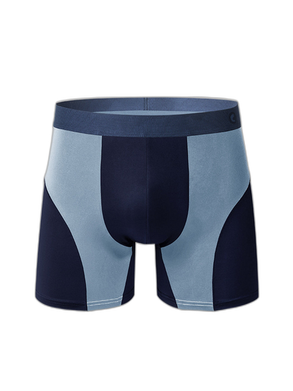 Breathable Sports Boxer Briefs with Open Fly