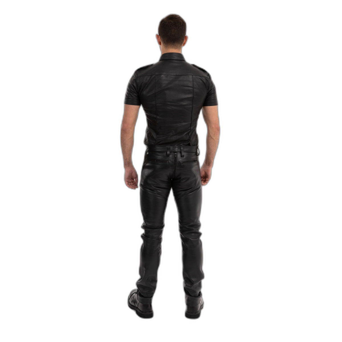 Prowler RED Leather Rider Jeans