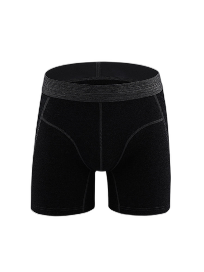 Men's Sport Anti-Chafing Cotton Boxer Briefs