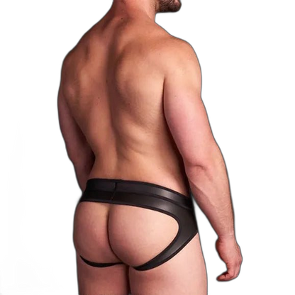Mr S Leather Neo Air Mesh All Access Brief | Black/Red