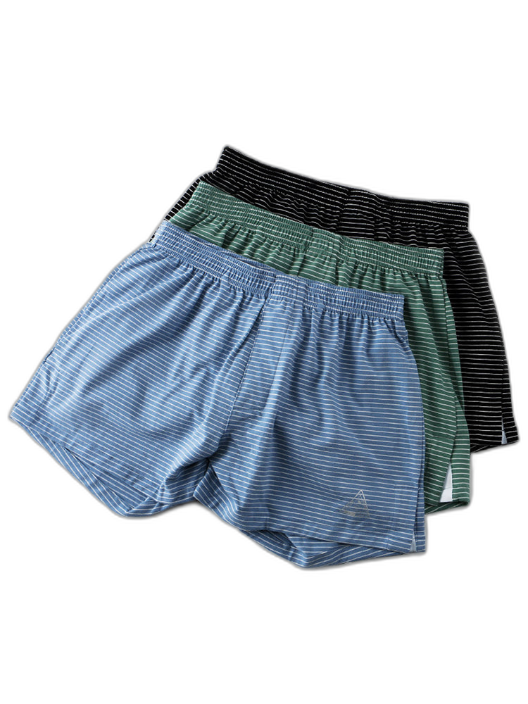 Men's Striped Thin Breathable Comfortable Trunks
