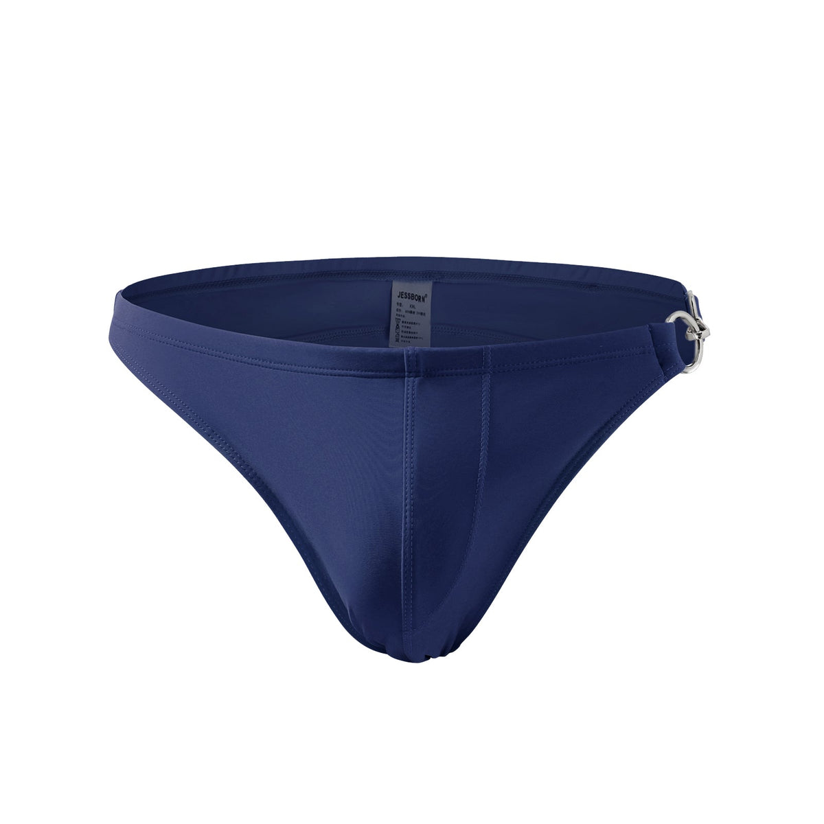 Men's Low Rise Metal Buckle Swim Bikini