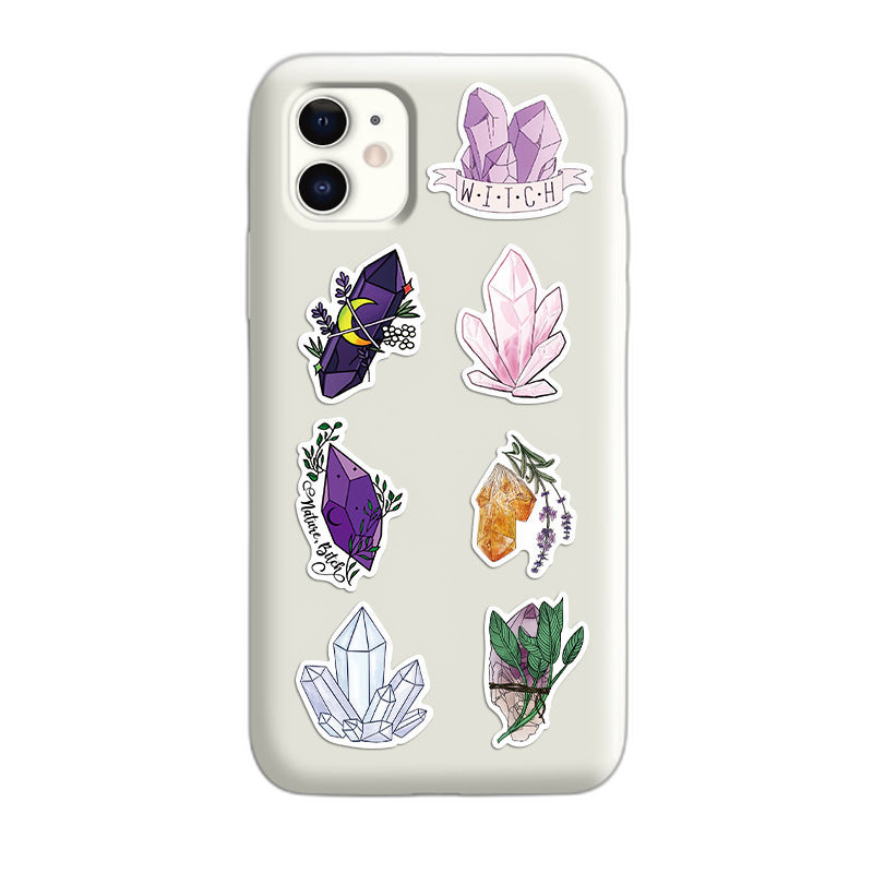 50 Dreamy Crystal Graffiti Stickers