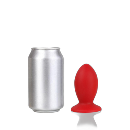 Rage - Red Silicone Butt Plug - 4 Sizes