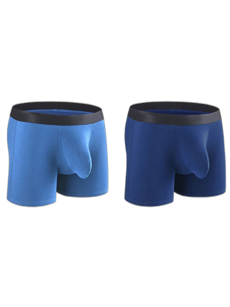 Men's Separate Big Pouch Long Boxer Briefs