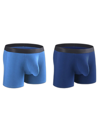 Men's Separate Big Pouch Long Boxer Briefs