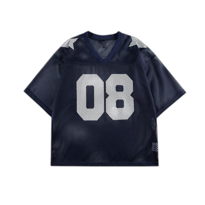 Mesh Oversize Football Tee
