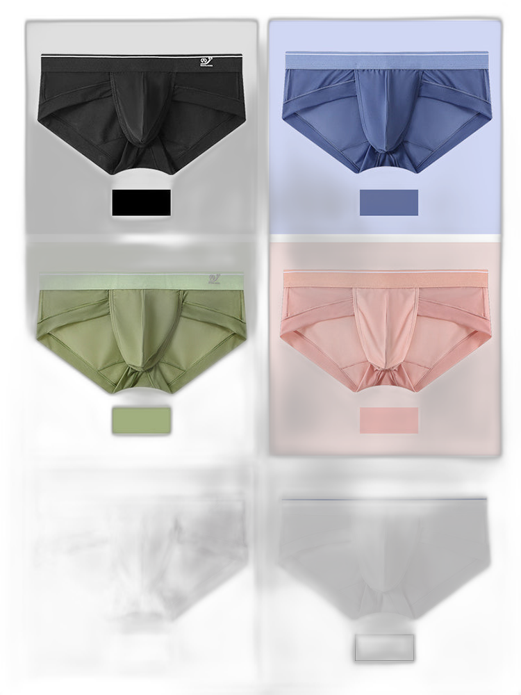 3 Pack Comfy U Convex Pouch Briefs For Men