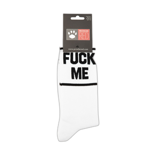 Prowler RED Fuck Me Socks White Black