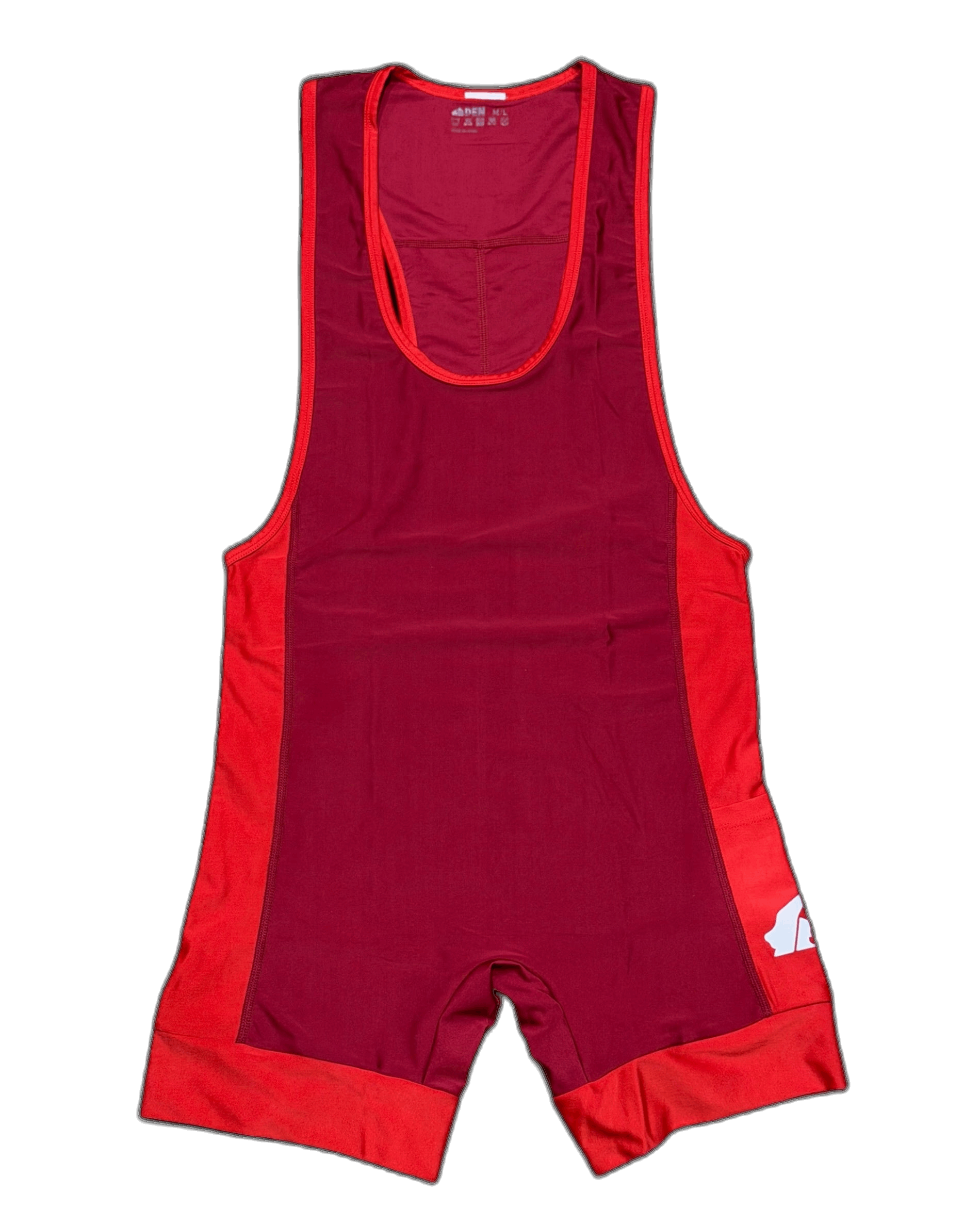 DEN CORE Wrestling Singlet - Burgundy