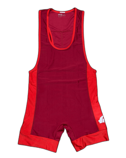 DEN CORE Wrestling Singlet - Burgundy