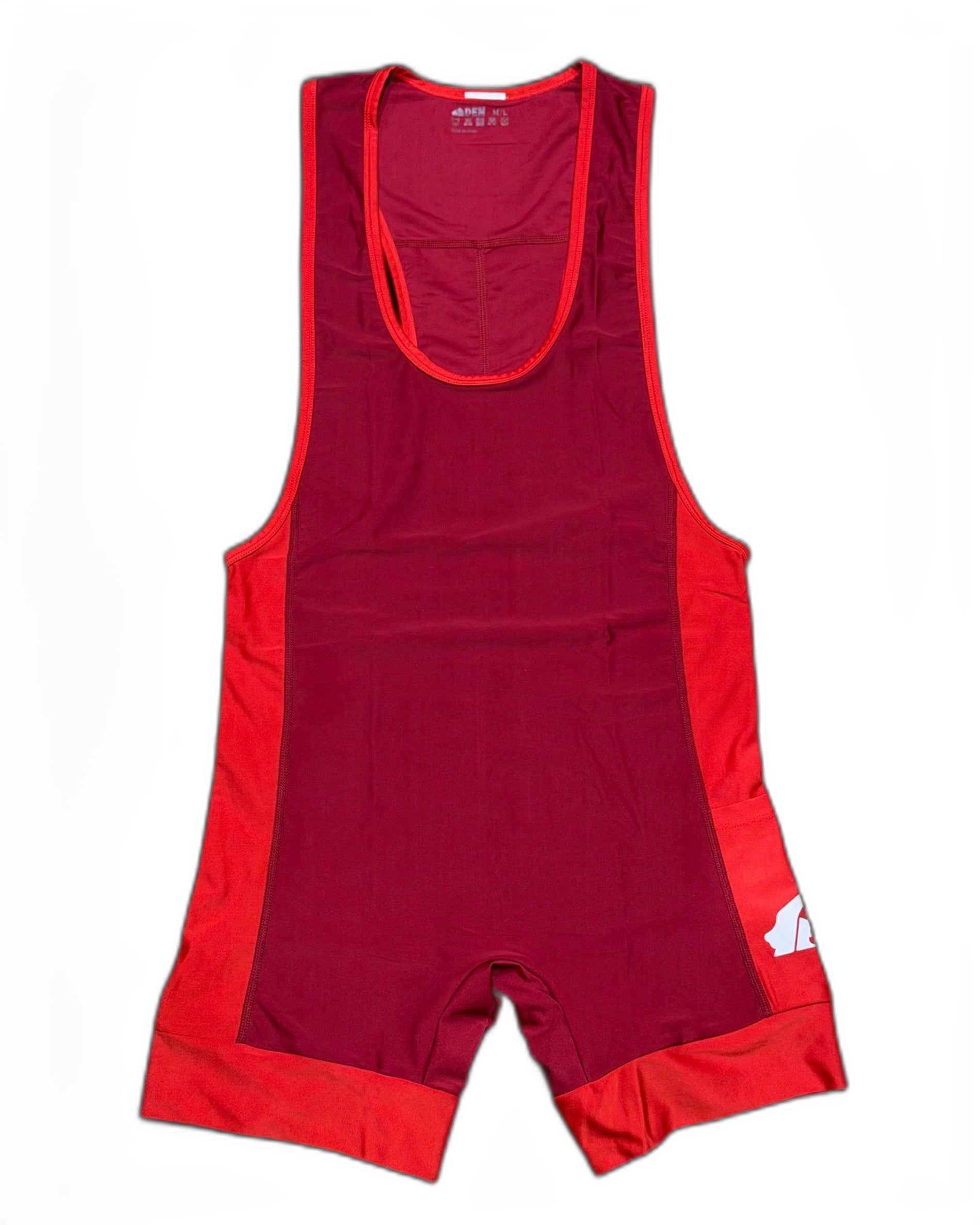 DEN CORE Wrestling Singlet - Burgundy