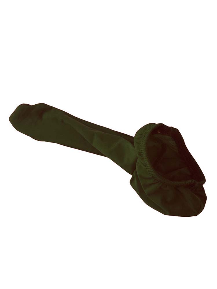 Solid Color Ice Silk Cock Sock