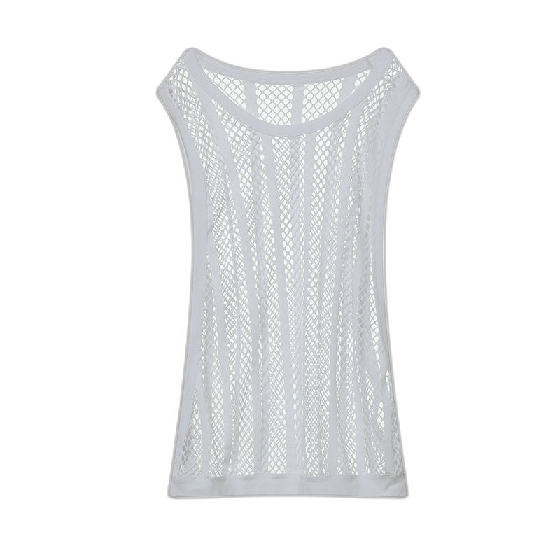 Mesh Striped Tank Top
