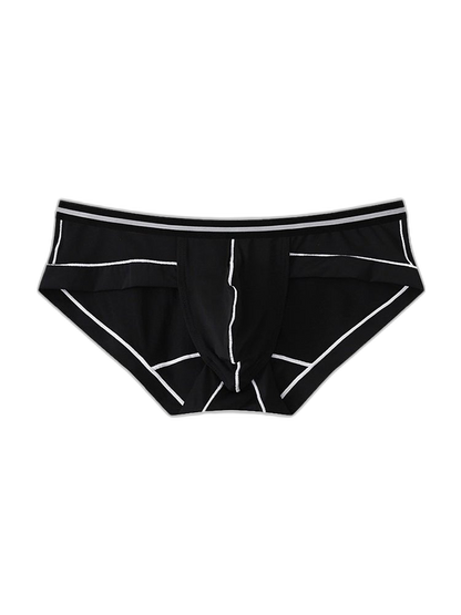 3 Pack Men's Semi-Transparent Comfortable Soft Skin-Friendly Minimalist Briefs