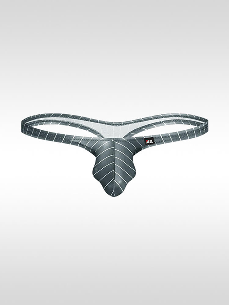 Men's Sexy Low-Rise Striped Boxer Briefs / Briefs / Thongs