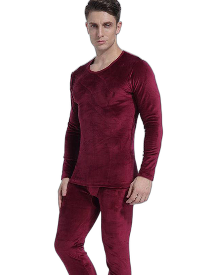 Double Heavyweight Fleece Thermal Underwear Set