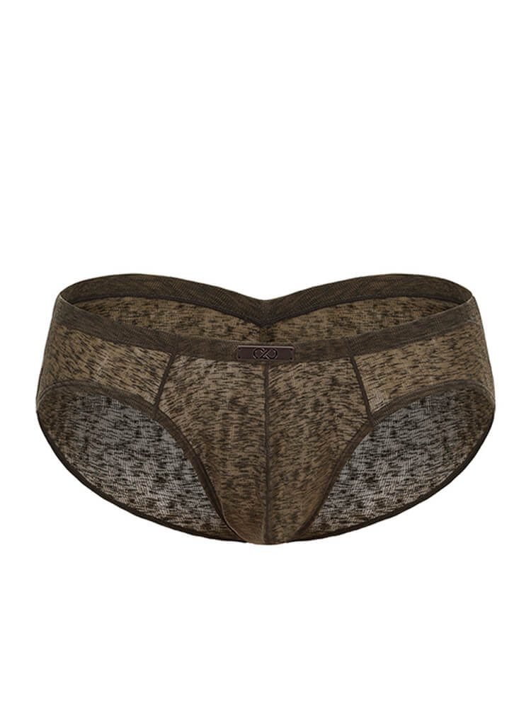 Men's Mottled-Print Sexy Lightweight Briefs