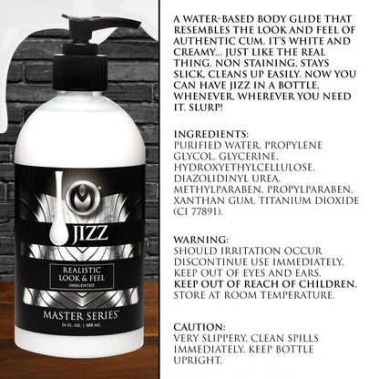 Jizz Unscented Water-Based Lube