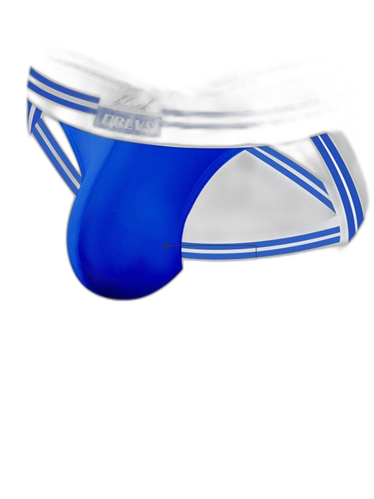 2 Pack Men's Sexy Low-Rise Breathable Trendy Design Lightweight Jockstrap