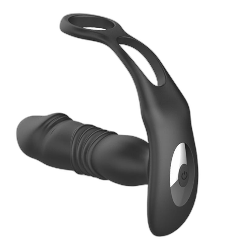 Command Thrusting Prostate Massager with Cock Ring