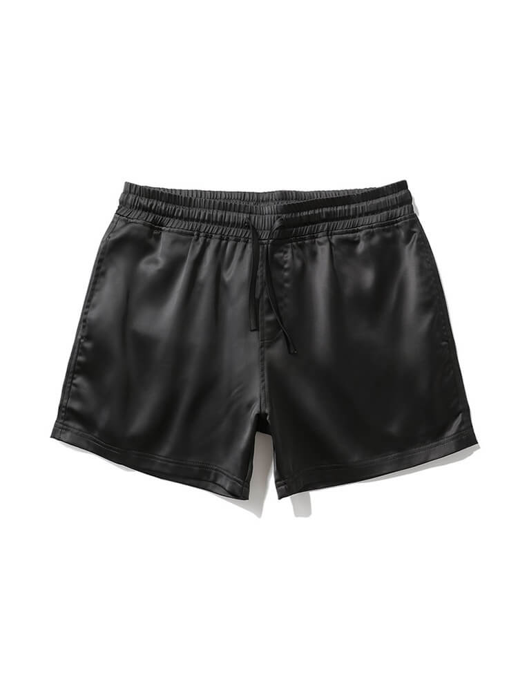 Men's Simple Solid Color Beach Shorts