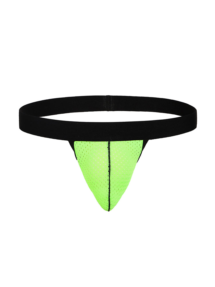 4 Pack Men's Single Pouch Ice Silk Sexy Thong