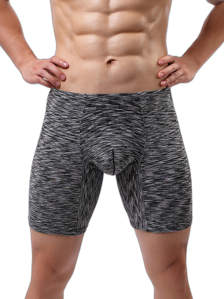 Men's Sport Anti-chafing Large Pouch Boxer Briefs