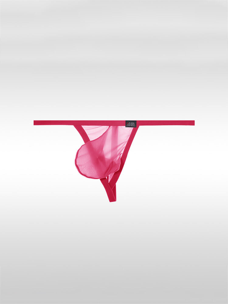 Men's Ultra-Thin Transparent Sexy Low-Rise Thong