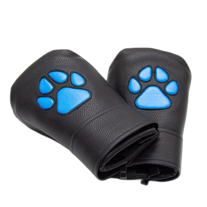 Leather Puppy Paw Mittens