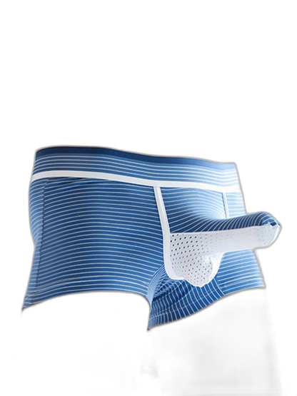 2 Pack Men’s Separate Support Pouch Cotton Trunks