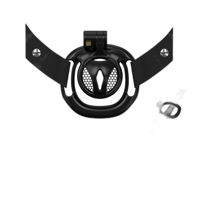 Cassian - Tiny Chastity Cage - Male Chastity Equipment - With Belt And Four Rings
