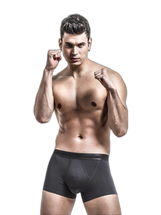 3 Pack Men's Separated Pouch Mesh Support Trunks