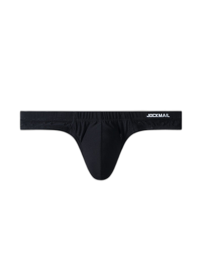 Men's Simple Breathable Mesh Pouch Thong & Strings