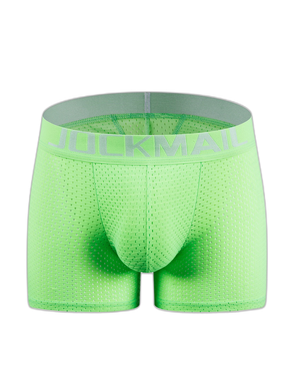 Sponge Cushion Mesh Buttock Boxer Briefs