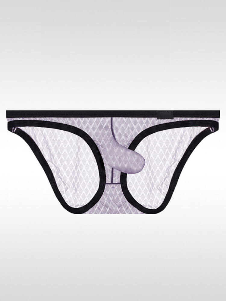 Men's Sexy Elephant Trunk Pouch Ice Silk Boxer Briefs