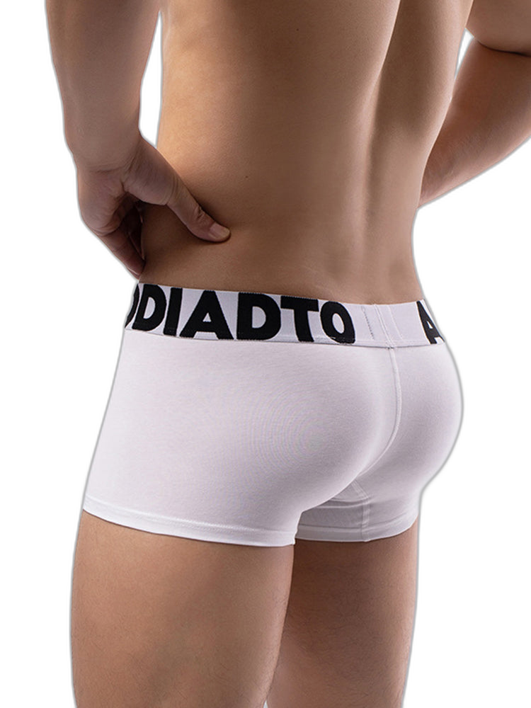 2 Pack Men's Gun and Bullet Separation Large Pouch U-Convex 3D Cut Loose Trunks