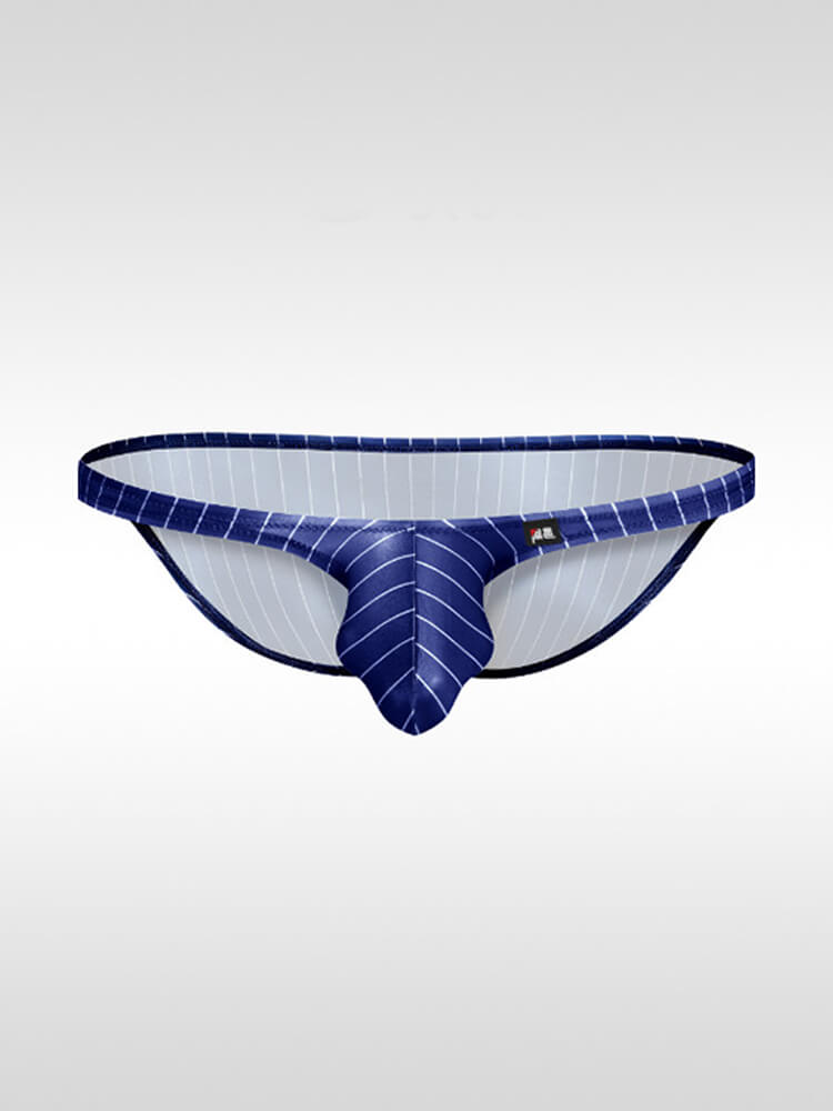 Men's Sexy Low-Rise Striped Boxer Briefs / Briefs / Thongs