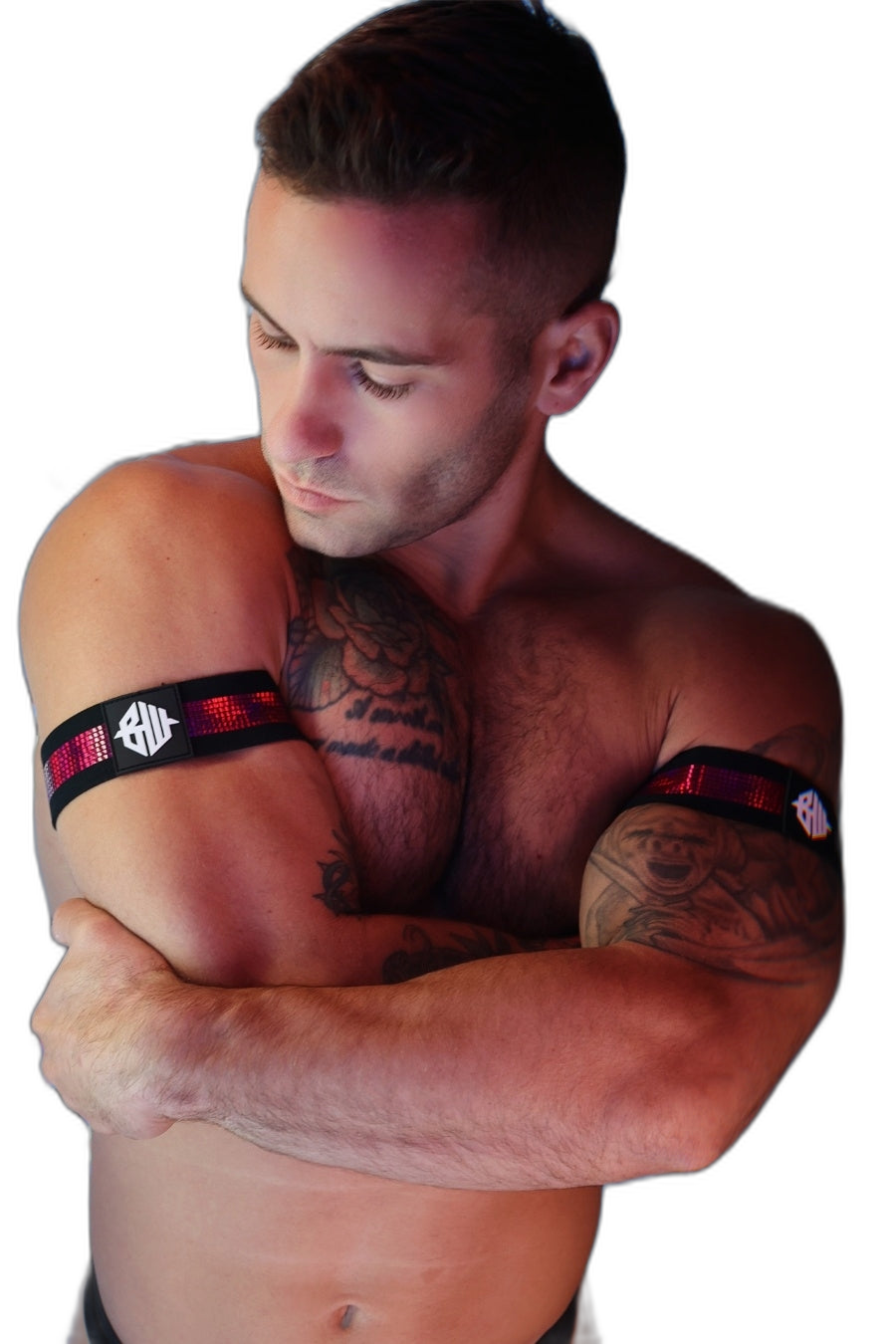 Breedwell Illuminator Armbands Neon Pink Holo