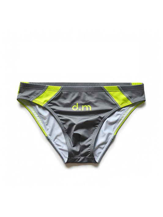 Men's Color-Block Low-Rise Quick-Dry Athletic Briefs