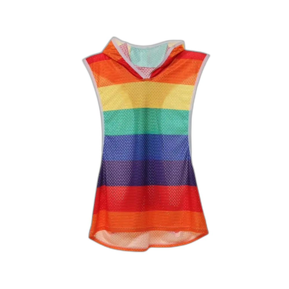 Rainbow Hooded Singlet