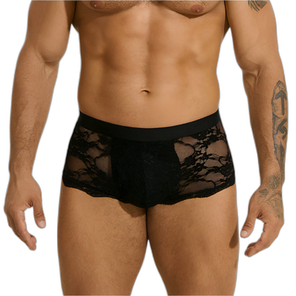 Lace Floral Boxer Briefs