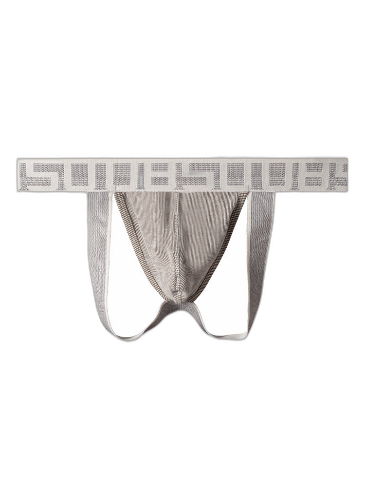 Men's Ribbed Jockstrap Underwear Athletic Supporters