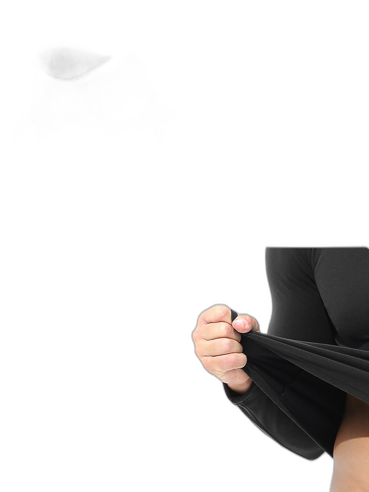 Men's Mid-high Collar Warm Cold-proof Long-sleeved Bottoming Shirt