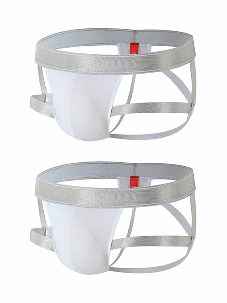 Men's Multi-Strap Solid Color Jockstrap