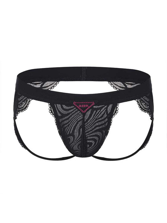 Men's Sexy High-Stretch Lace Jockstrap