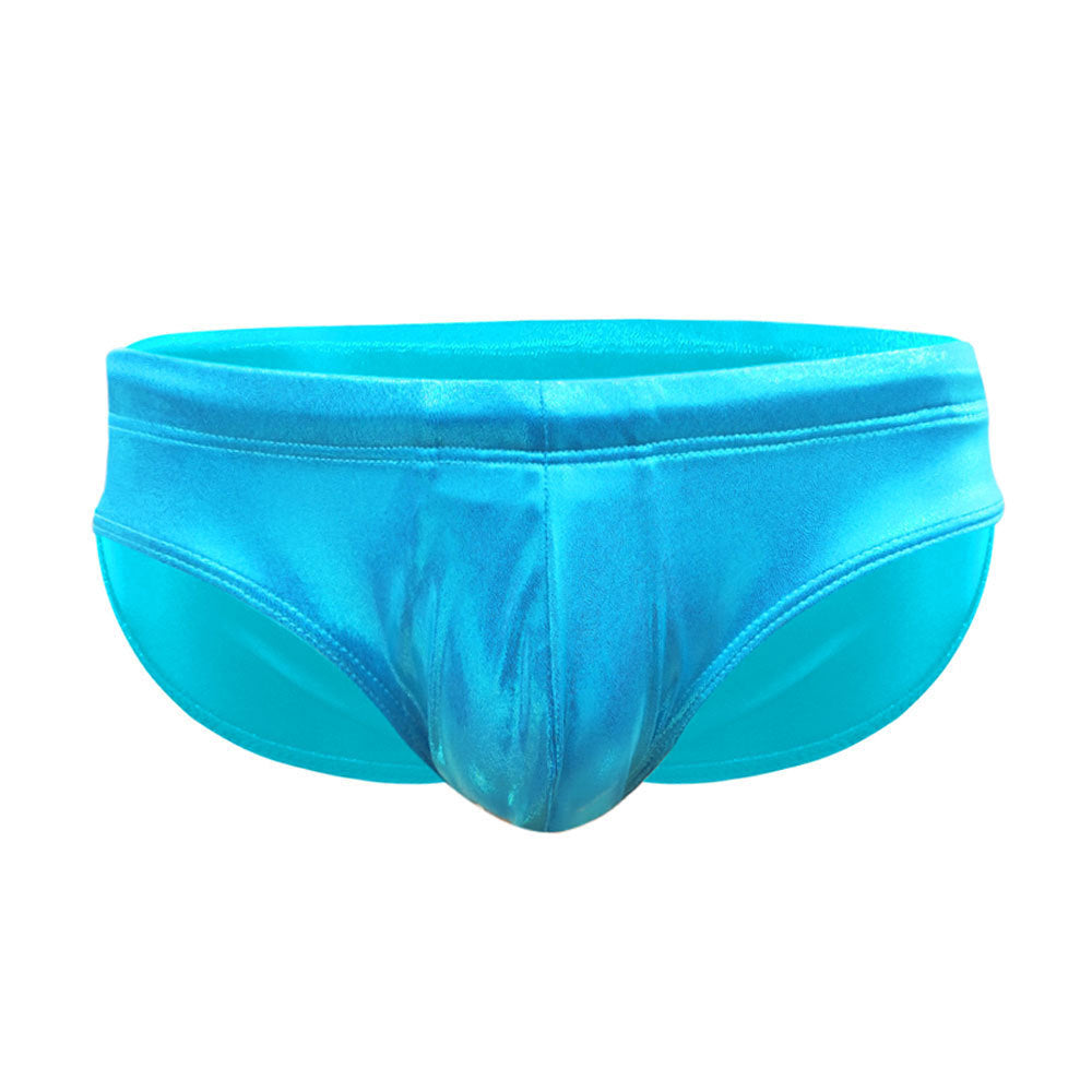 Men's Sexy Sequin Skinny Triangle Swim Briefs