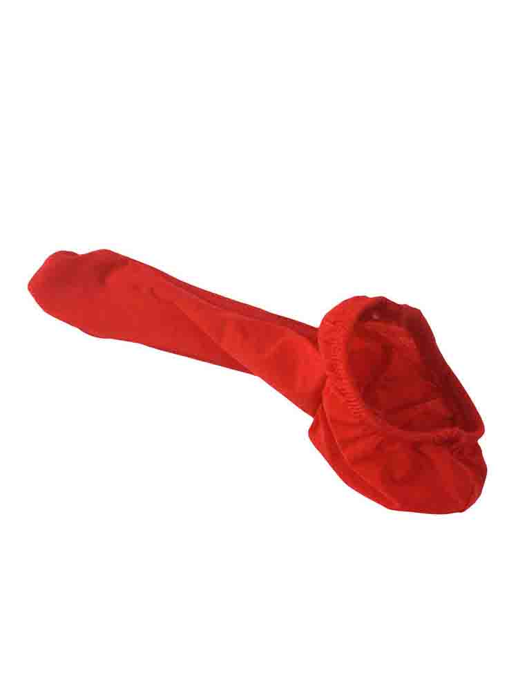 Solid Color Ice Silk Cock Sock